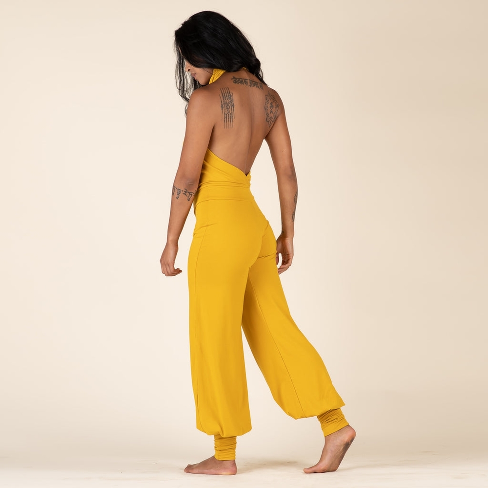 Aria Lattner Jumpsuit (Mustard Yellow)